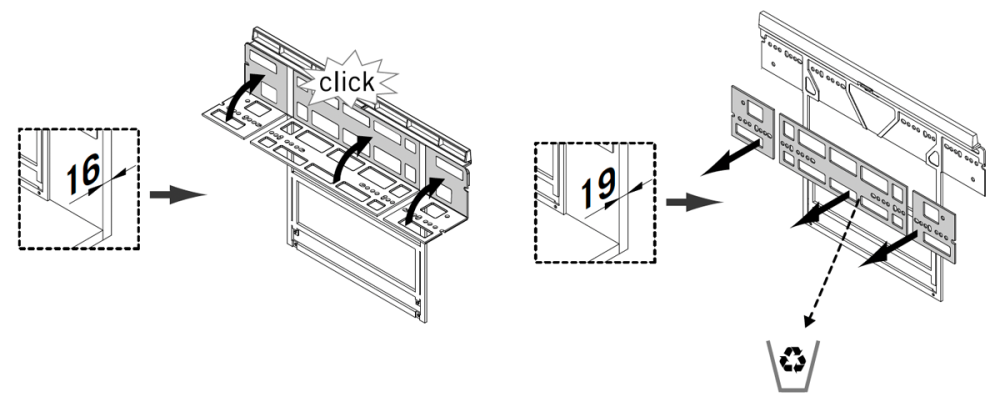 16 eller 19 mm tykkelse på skaprammen.