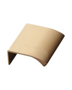Edge Straight Profilhåndtak - Børstet Messing - Furnipart