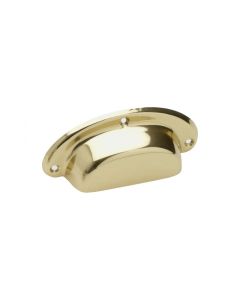 Skålhåndtak 1843 - Polert messing - Beslag Design