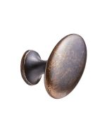 Oval Simple Knott - Antikk Brun